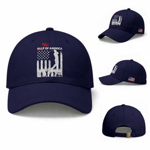 Golf Of America Patriotic USA Flag Baseball Cap Funny Golfing Pun American Sports Gift for Patriotic Golfers n Dads TS02 Baseball Cap Universal Fit Dark Blue Print Your Wear