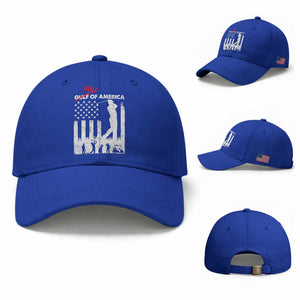 Golf Of America Patriotic USA Flag Baseball Cap Funny Golfing Pun American Sports Gift for Patriotic Golfers n Dads TS02 Baseball Cap Universal Fit Royal Blue Print Your Wear