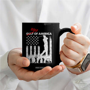 Golf Of America Patriotic USA Flag Coffee Mug Funny Golfing Pun American Sports Gift for Patriotic Golfers n Dads TS02 Print Your Wear