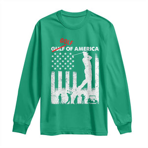 Golf Of America Patriotic USA Flag Long Sleeve Shirt Funny Golfing Pun American Sports Gift for Patriotic Golfers n Dads TS02 Irish Green Print Your Wear