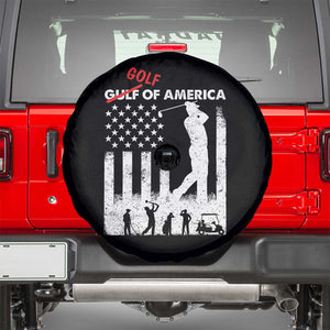 Golf Of America Patriotic USA Flag Spare Tire Cover Funny Golfing Pun American Sports Gift for Patriotic Golfers n Dads TS02 Black Print Your Wear
