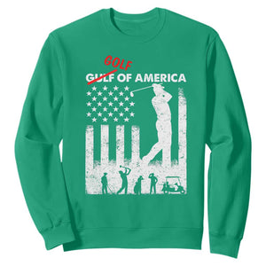 Golf Of America Patriotic USA Flag Sweatshirt Funny Golfing Pun American Sports Gift for Patriotic Golfers n Dads TS02 Irish Green Print Your Wear