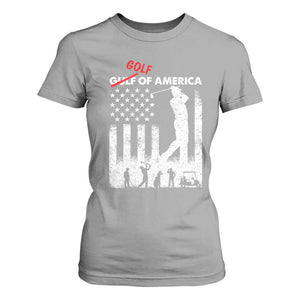 Golf Of America Patriotic USA Flag T Shirt For Women Funny Golfing Pun American Sports Gift for Patriotic Golfers n Dads TS02 Sport Gray Print Your Wear