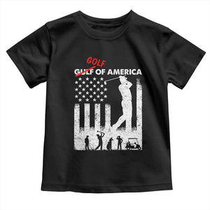 Golf Of America Patriotic USA Flag Toddler T Shirt Funny Golfing Pun American Sports Gift for Patriotic Golfers n Dads TS02 Black Print Your Wear