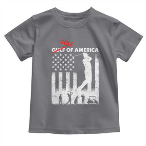 Golf Of America Patriotic USA Flag Toddler T Shirt Funny Golfing Pun American Sports Gift for Patriotic Golfers n Dads TS02 Charcoal Print Your Wear