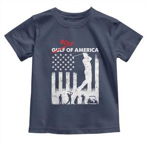 Golf Of America Patriotic USA Flag Toddler T Shirt Funny Golfing Pun American Sports Gift for Patriotic Golfers n Dads TS02 Navy Print Your Wear