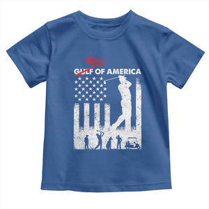 Golf Of America Patriotic USA Flag Toddler T Shirt Funny Golfing Pun American Sports Gift for Patriotic Golfers n Dads TS02 Royal Blue Print Your Wear