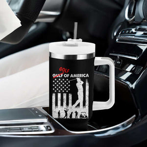 Golf Of America Patriotic USA Flag Tumbler With Handle Funny Golfing Pun American Sports Gift for Patriotic Golfers n Dads TS02 Print Your Wear