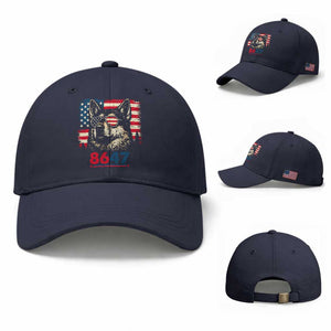 Vintage Patriotic German Shepherd 1776 Graphic Baseball Cap American Flag Sunglasses Cool Dog 4th of July Distressed TS02 Baseball Cap Universal Fit Navy Print Your Wear