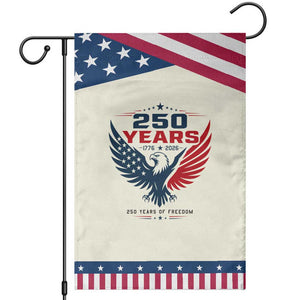 250 Years of Freedom Commemorative Eagle Patriotic Garden Flag Majestic American Flag Winged Eagle 1776 to 2026 Semiquincentennial
