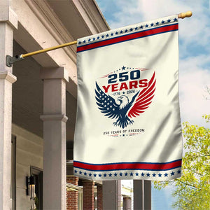 250 Years of Freedom Commemorative Eagle Patriotic Garden Flag Majestic American Flag Winged Eagle 1776 to 2026 Semiquincentennial