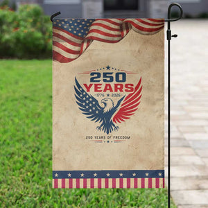 250 Years of Freedom Commemorative Eagle Patriotic Garden Flag Majestic American Flag Winged Eagle 1776 to 2026 Semiquincentennial