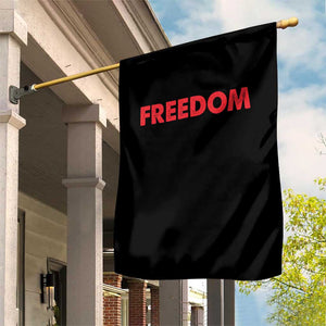 I'm Freedom Matching Couple Garden Flag Funny Patriotic Red White and Blue 4th of July