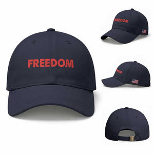I'm Freedom Matching Couple Baseball Cap Funny Patriotic Red White and Blue 4th of July
