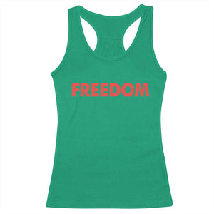 I'm Freedom Matching Couple Racerback Tank Top Funny Patriotic Red White and Blue 4th of July