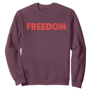I'm Freedom Matching Couple Sweatshirt Funny Patriotic Red White and Blue 4th of July