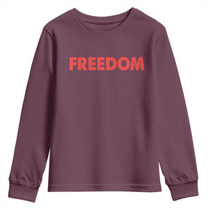 I'm Freedom Matching Couple Youth Sweatshirt Funny Patriotic Red White and Blue 4th of July