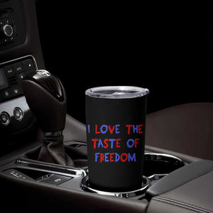 I Love The Taste Of Freedom Americana Matching Couple Tumbler Cup Funny Patriotic Red White and Blue 4th of July TS02 Print Your Wear
