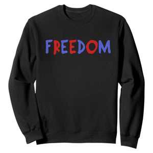 I'm Freedom Americana Matching Couple Sweatshirt Funny Patriotic Red White and Blue 4th of July
