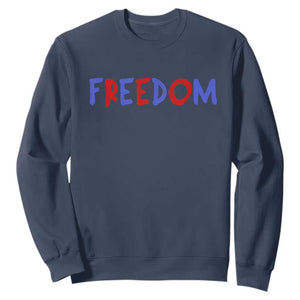 I'm Freedom Americana Matching Couple Sweatshirt Funny Patriotic Red White and Blue 4th of July