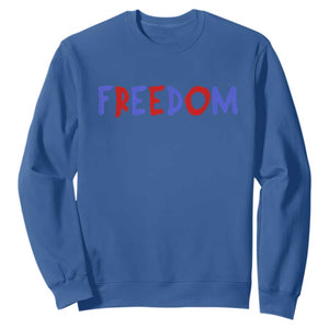 I'm Freedom Americana Matching Couple Sweatshirt Funny Patriotic Red White and Blue 4th of July