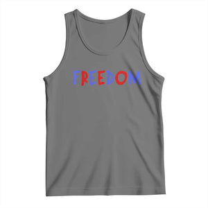 I'm Freedom Americana Matching Couple Tank Top Funny Patriotic Red White and Blue 4th of July