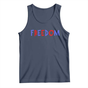 I'm Freedom Americana Matching Couple Tank Top Funny Patriotic Red White and Blue 4th of July
