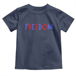 I'm Freedom Americana Matching Couple Toddler T Shirt Funny Patriotic Red White and Blue 4th of July