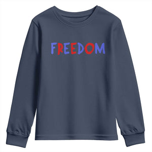 I'm Freedom Americana Matching Couple Youth Sweatshirt Funny Patriotic Red White and Blue 4th of July