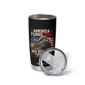 America Turns 250 Steam Locomotive Turns 85 Tumbler Cup Vintage Railroad Steam Engine 85th USA 250th Anniversary TS02 Print Your Wear