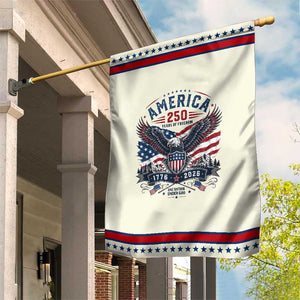 250 Years of Freedom Eagle Patriotic Garden Flag One Nation Under God 1776-2026 250th Anniversary