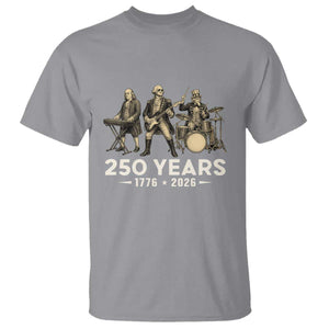 250 Years 1776-2026 Founding Fathers Rock Band T Shirt George Washington Benjamin Franklin Uncle Sam