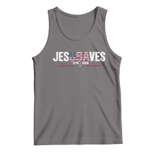 Jesus Saves USA Semiquincentennial 1776 2026 Tank Top Patriotic Christian Faith USA 250 Years of Freedom