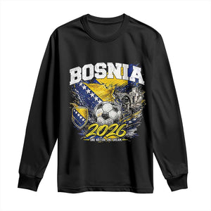 Bosnia Soccer Jersey Pride 2026 Long Sleeve Shirt One Nation One Dream Heritage Football Sports Fan