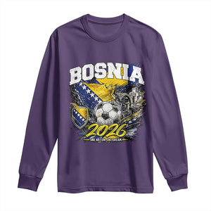 Bosnia Soccer Jersey Pride 2026 Long Sleeve Shirt One Nation One Dream Heritage Football Sports Fan