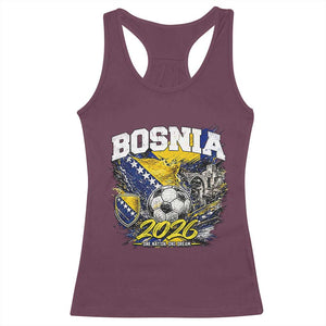 Bosnia Soccer Jersey Pride 2026 Racerback Tank Top One Nation One Dream Heritage Football Sports Fan