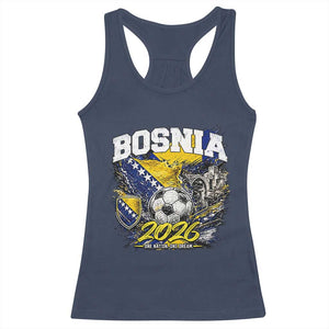 Bosnia Soccer Jersey Pride 2026 Racerback Tank Top One Nation One Dream Heritage Football Sports Fan