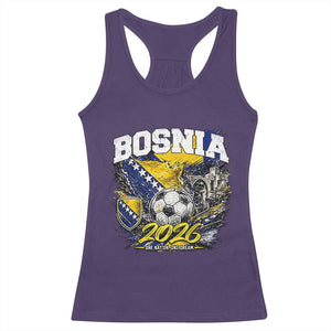 Bosnia Soccer Jersey Pride 2026 Racerback Tank Top One Nation One Dream Heritage Football Sports Fan