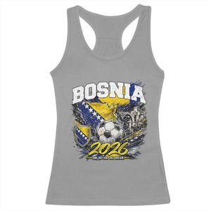 Bosnia Soccer Jersey Pride 2026 Racerback Tank Top One Nation One Dream Heritage Football Sports Fan