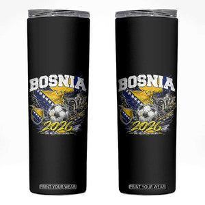 Bosnia Soccer Jersey Pride 2026 Skinny Tumbler One Nation One Dream Heritage Football Sports Fan