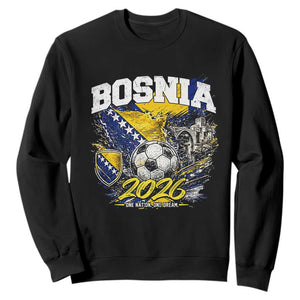 Bosnia Soccer Jersey Pride 2026 Sweatshirt One Nation One Dream Heritage Football Sports Fan