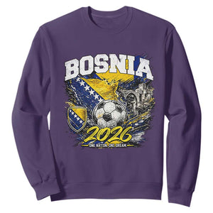 Bosnia Soccer Jersey Pride 2026 Sweatshirt One Nation One Dream Heritage Football Sports Fan