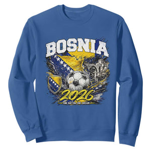 Bosnia Soccer Jersey Pride 2026 Sweatshirt One Nation One Dream Heritage Football Sports Fan