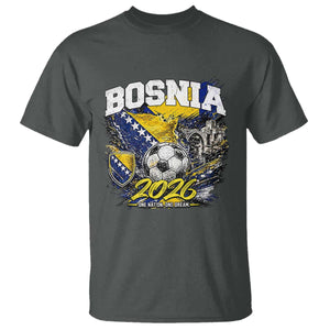 Bosnia Soccer Jersey Pride 2026 T Shirt One Nation One Dream Heritage Football Sports Fan