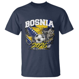 Bosnia Soccer Jersey Pride 2026 T Shirt One Nation One Dream Heritage Football Sports Fan