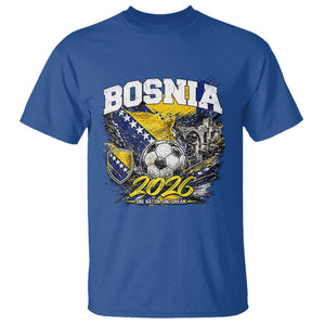 Bosnia Soccer Jersey Pride 2026 T Shirt One Nation One Dream Heritage Football Sports Fan