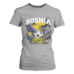 Bosnia Soccer Jersey Pride 2026 T Shirt For Women One Nation One Dream Heritage Football Sports Fan