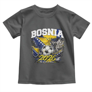 Bosnia Soccer Jersey Pride 2026 Toddler T Shirt One Nation One Dream Heritage Football Sports Fan