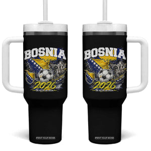 Bosnia Soccer Jersey Pride 2026 Tumbler With Handle One Nation One Dream Heritage Football Sports Fan