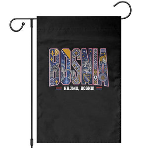 Lets Go Bosnia Heritage Hajmo Bosno Cultural Mosaic Pattern Garden Flag Bosnia Herzegovina Map Soccer Lover Football Fan